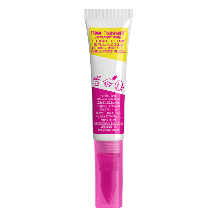 NYX Professional Makeup The Brow Glue - Gel Fijador de Cejas, hold extremo 16h - 5 g - Clear