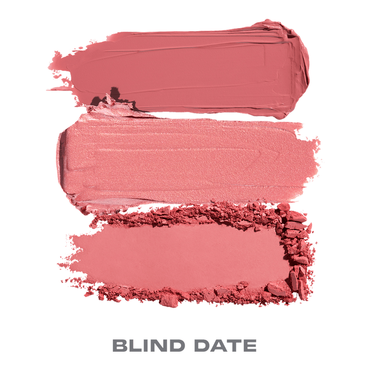 Cheek Thrills - Paleta de Rubor Multi-Finish, 3 texturas satinado, bálsamo y polvo