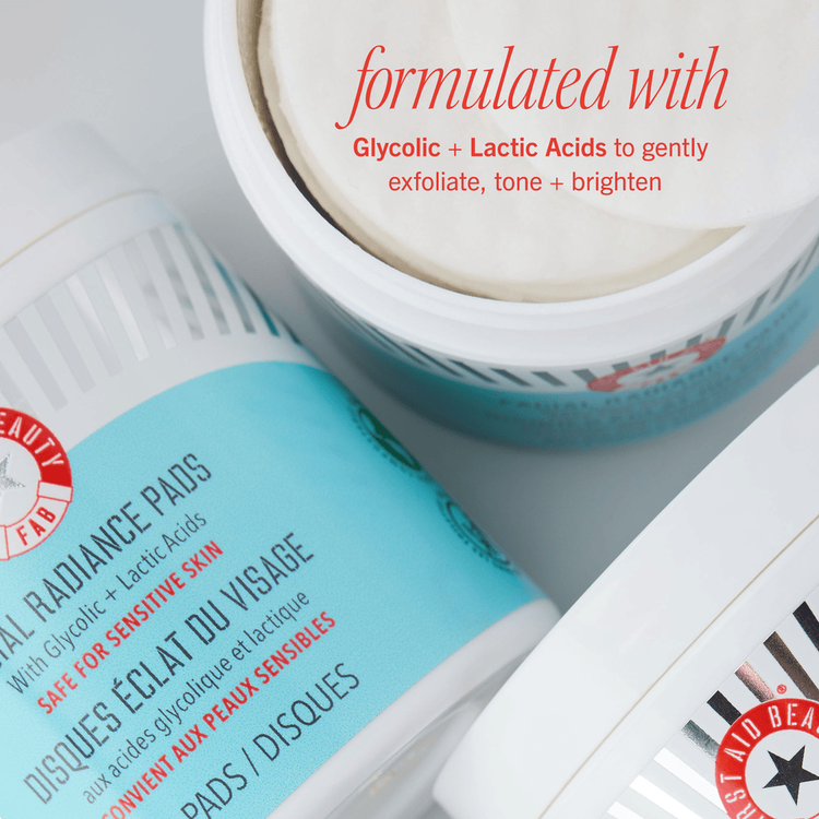 Facial Radiance Pads - Discos Exfoliantes Faciales, con AHA + BHA - 28 piezas
