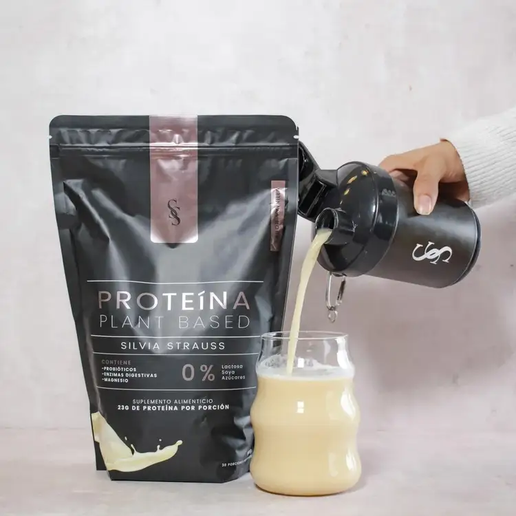 Silvia Strauss - Proteína Plant Based, enriquecida con proteínas vegetales