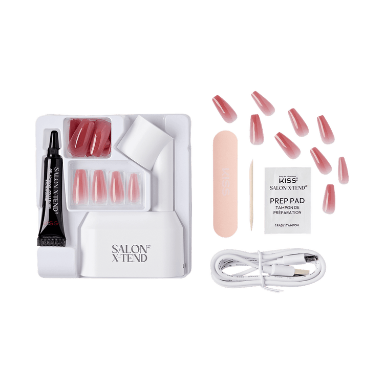 Salon LED Soft Gel System - Kit de Inicio para Uñas de Gel con Lámpara LED