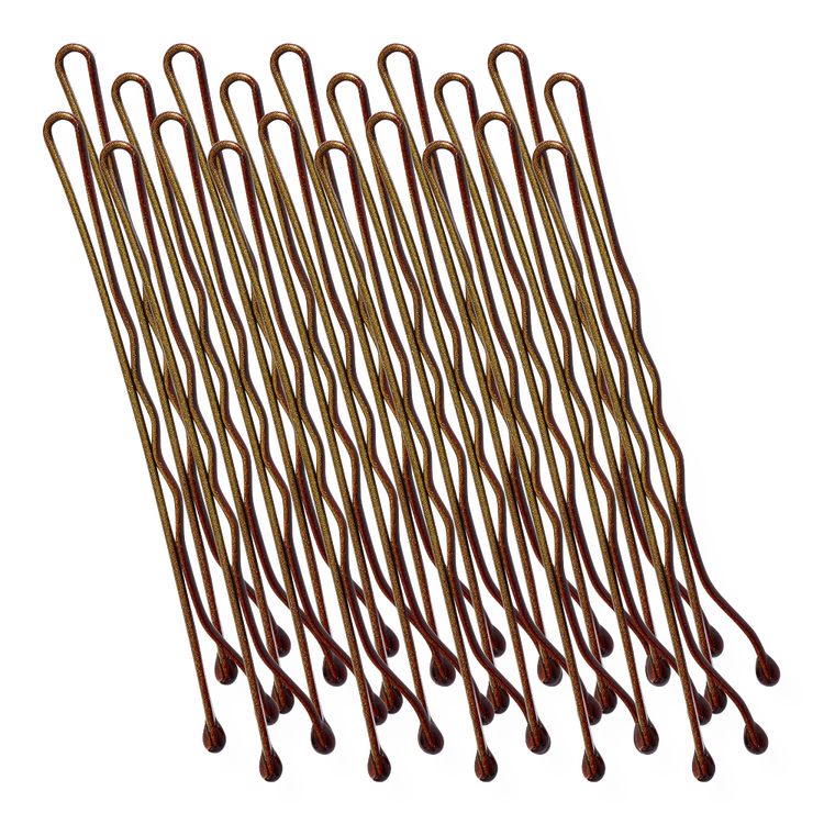 Kitsch Pro Bobby Pins - Pasadores Profesionales, paquete de 45 piezas - Brown