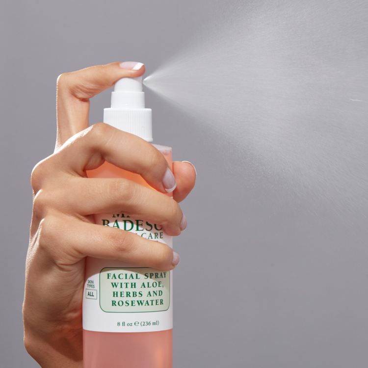 Facial Spray with Aloe, Herbs and Rosewater - Bruma Facial Hidratante, sin aceite