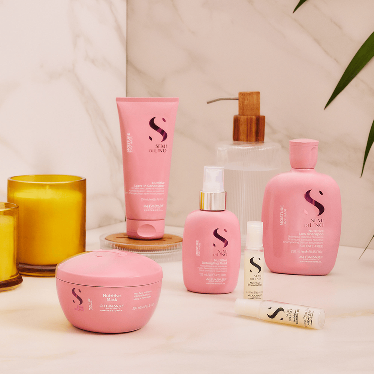 Semi Di Lino Moisture - Shampoo Nutritivo Low, para cabello seco - 250 ml