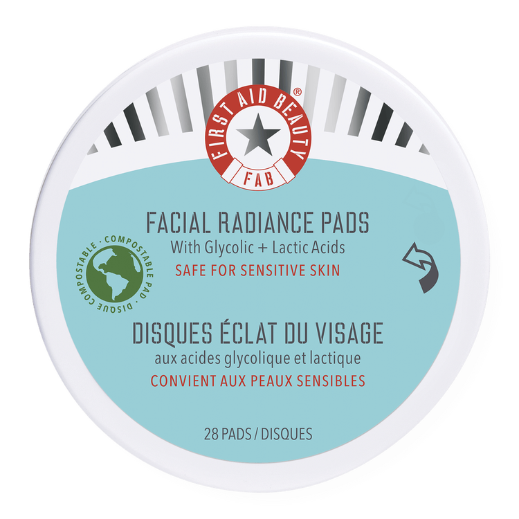 Facial Radiance Pads - Discos Exfoliantes Faciales, con AHA + BHA - 28 piezas