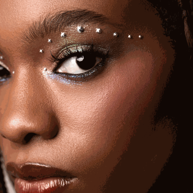 EUPHORIA X HALF MAGIC - Self-Adhesive Face Gems, Piedras brillantes para rostro autoadhesivas