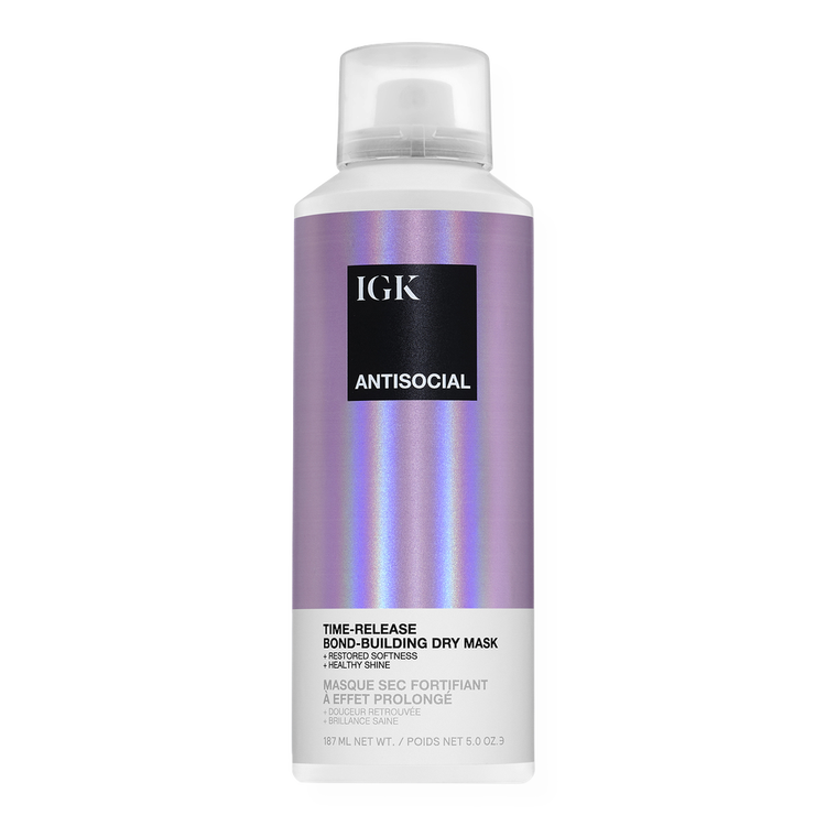 IGK Antisocial - Mascarilla Capilar en Seco, nutritiva sin enjuague - 142 g