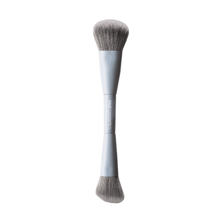 Set de 4 Brochas 2 en 1 - Kit de Brochas esenciales, con cosmetiquera