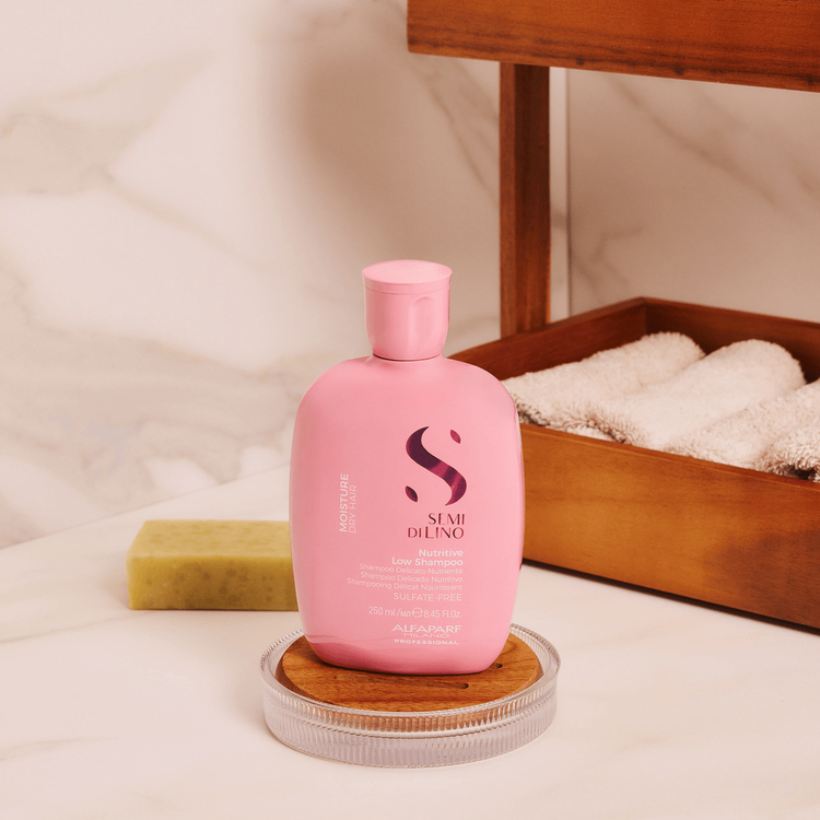 Semi Di Lino Moisture - Shampoo Nutritivo Low, para cabello seco - 250 ml
