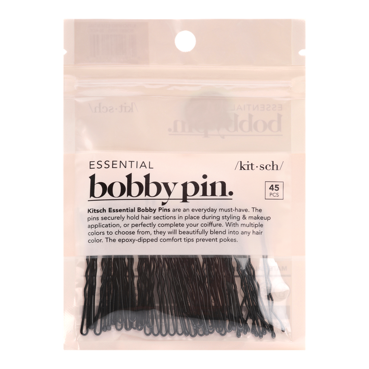 Pro Bobby Pin - Pasador de Cabello Profesional - 45 piezas - Negro