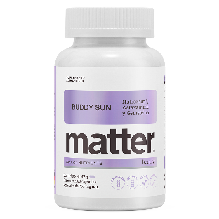 Buddy Sun - Suplemento Oral Protector Solar, fotoprotección interna - 60 cápsulas