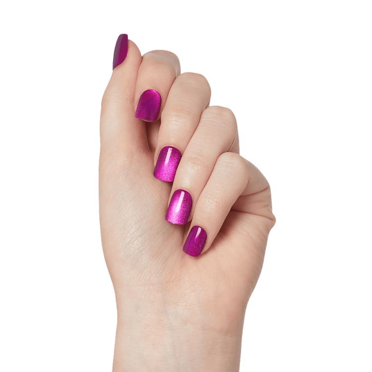imPRESS Press-On Nails - Uñas Postizas sin Pegamento, corte squoval corto - Pink Short Squoval