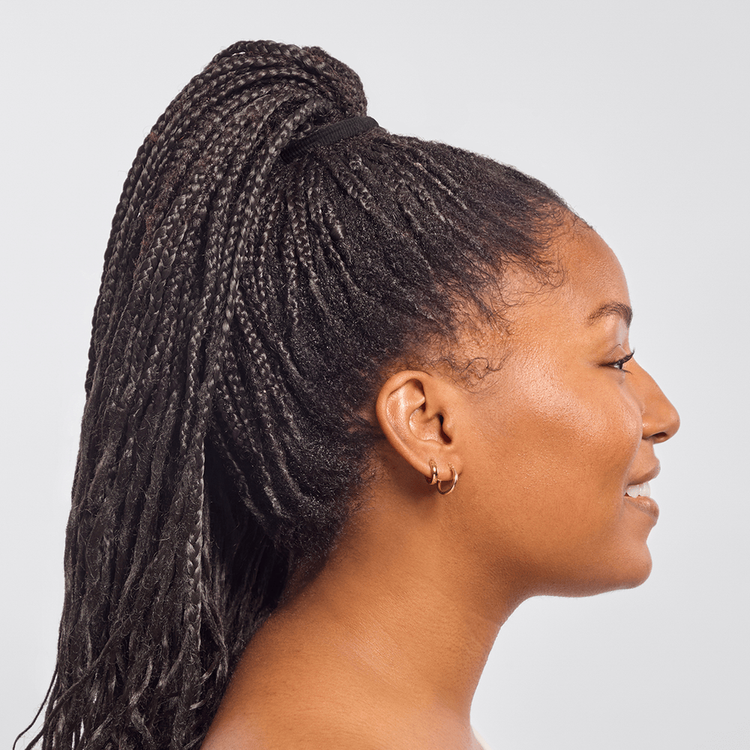 Seamless - Liga para Cabello sin Costuras, paquete 8 piezas - Negro