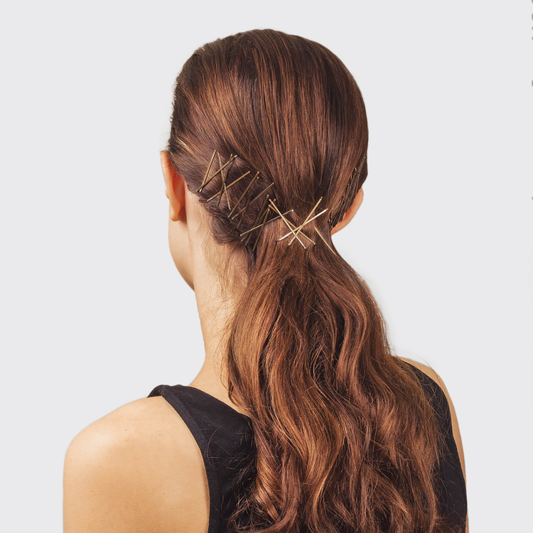 Kitsch Pro Bobby Pins - Pasadores Profesionales, paquete de 45 piezas - Brown