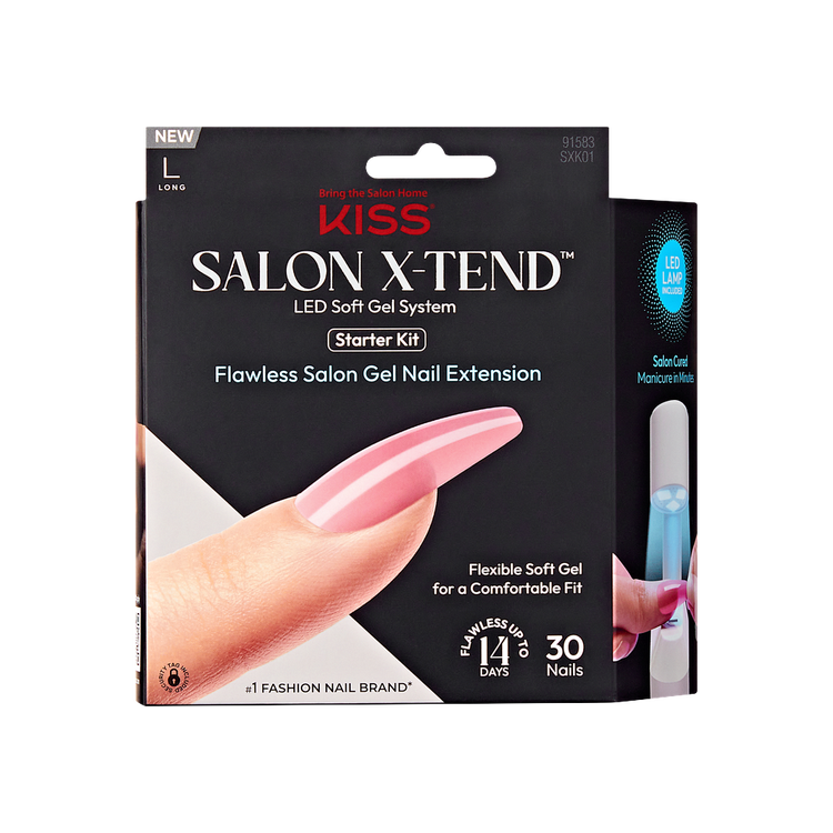 Salon LED Soft Gel System - Kit de Inicio para Uñas de Gel con Lámpara LED